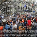 Protest on wall street